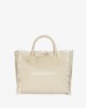 Borsa In Canvas Grande • Beige