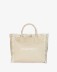 Borsa In Canvas Grande • Beige