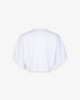 Immagine di Crop Top In Jersey A Mezza Manica Ampia • Bianco Ottico