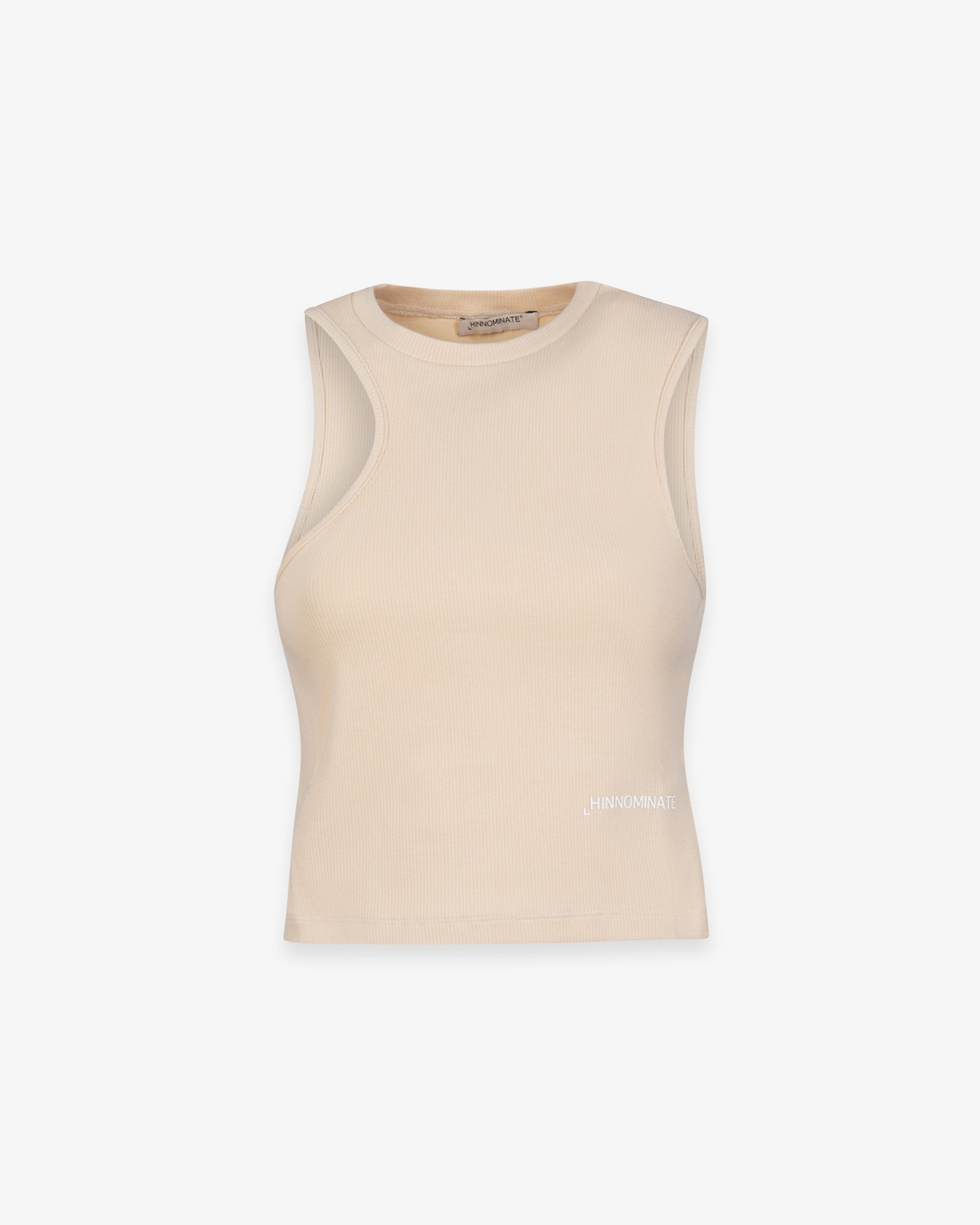 Picture of Ribbed Top With Opening • Beige