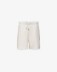 Picture of Viscose Shorts with Raw Cut at the Bottom • Off White