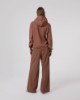 Picture of Oversized trousers with pleats • Moka