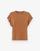 Picture of Oversized Viscose T-Shirt • Moka