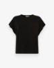 Picture of Oversized Viscose T-Shirt • Black