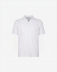 Picture of Jersey Polo Shirt With V-Neck And Embossed • Optical White