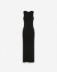 Picture of Long Sleeveless Viscose Dress • Black