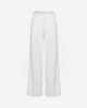 Picture of Palazzo Pants with Pleats in Linen • White