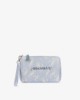 Picture of Small Cotton Clutch Bag • Pastel Blue