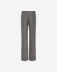 Picture of Oversized trousers with pleats and drawstring • Grey Melange