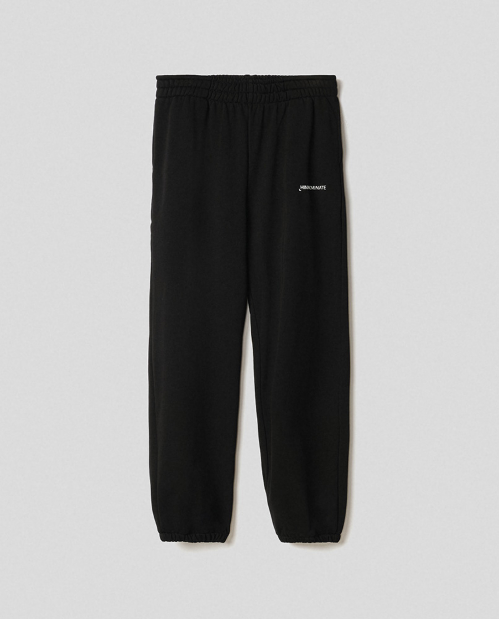 Immagine di Pantalone over in felpa con elastico al fondo • Nero
