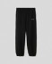 Immagine di Pantalone over in felpa con elastico al fondo • Nero