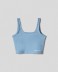 Immagine di Top in lycra lucida con cucitura sotto al seno crop