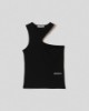 Immagine di CANOTTA IN COSTINA CON COLLO ASIMMETRICO SLIM FIT