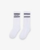 Picture of Socks with horizontal inlay and stripes • Blue