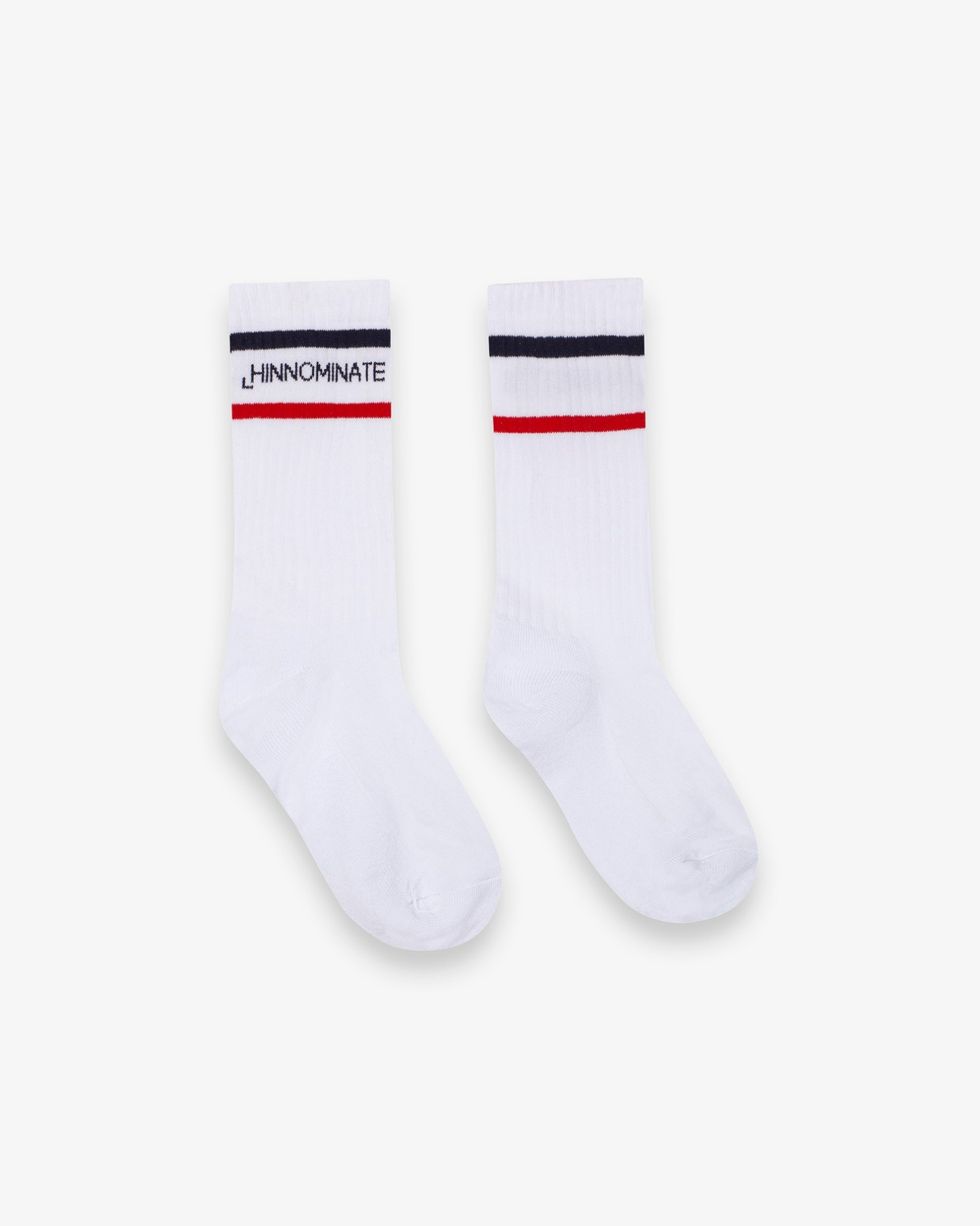 Picture of Socks with horizontal inlay and stripes • Optical White